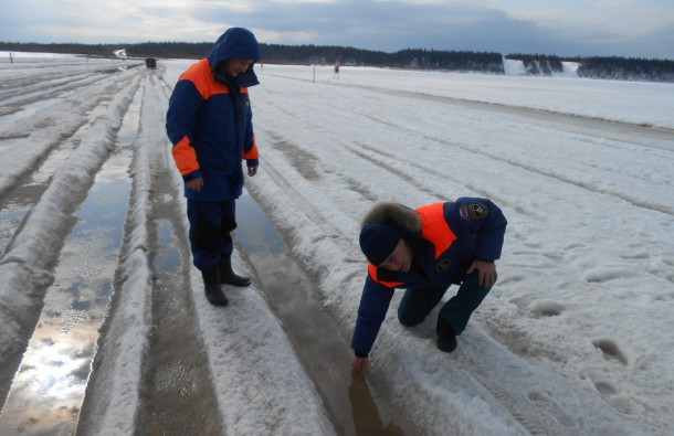 В Коми закрыто еще 13 ледовых переправ
