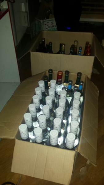 В Абези изъято больше 2,5 тысяч бутылок контрафактного алкоголя