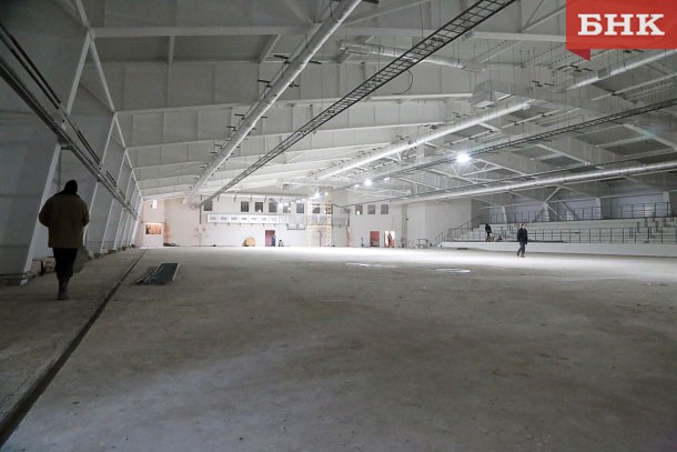 Новый ледовый дворец откроется в Эжве к новому году