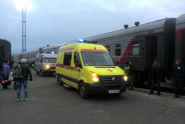 Сыктывкарцев встревожили сирены скорой помощи в районе железнодорожного вокзала