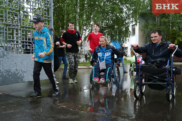 Олимпийский день в Сыктывкаре прошел под дождем