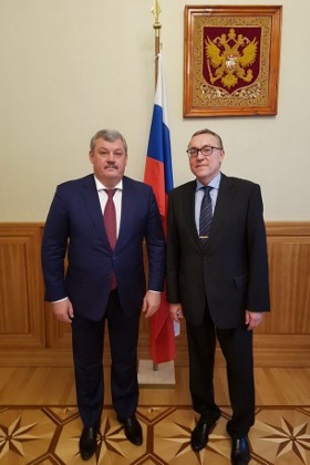 Сергей Гапликов провёл рабочую встречу с Послом Российской Федерации в Австрийской Республике Дмитрием Любинским
