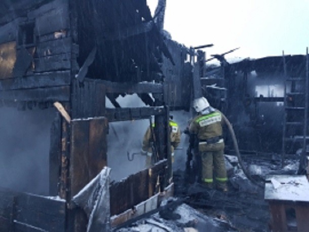 На пожаре в Усть-Вымском районе Коми погиб пенсионер