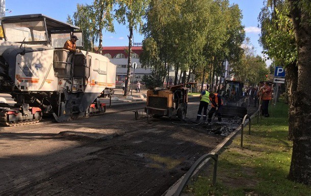 В Сыктывкаре ремонт улицы Интернациональной продлится до середины сентября
